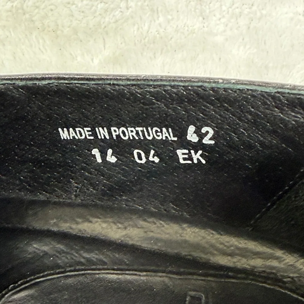 Dansko‎ Black Leather Wedge Loafers Slip On Shoes Made in Portugal Size 42